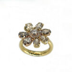 Anello a fiore tremblant